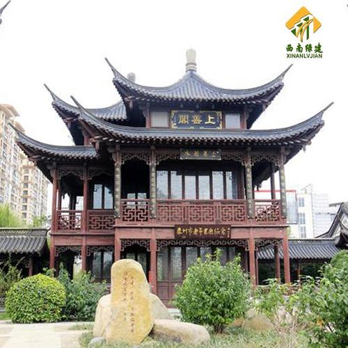 戶外仿古庭院景觀 傳統建筑與現代園林工程的完美融合