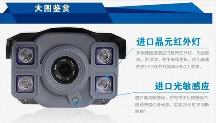 揭秘陣列紅外監控攝像機 解析模擬高清與豪華四燈技術的安防優勢