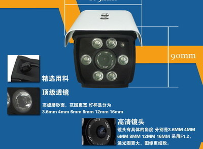 探索專業監控新選擇 藍視通900線高清陣列夜視攝像頭